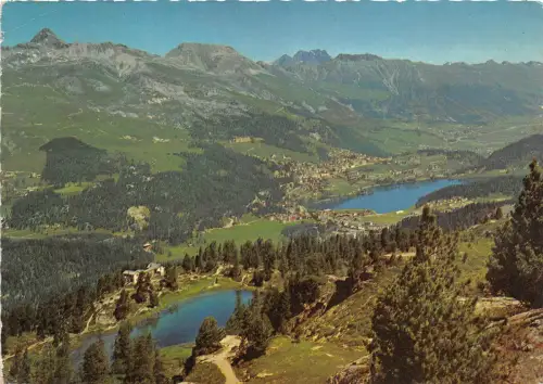 BR1321 Helvetia St. Moritz mit Hahnensee Schweiz