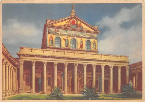 B84388 roma basilica di s paolo italy