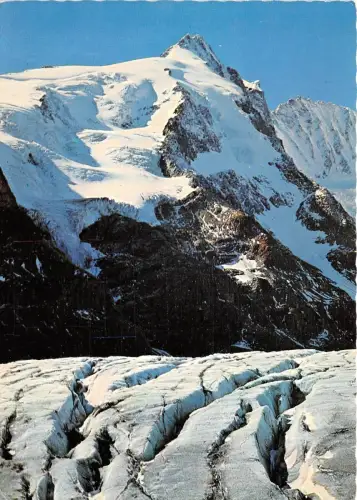 BG26976 Großglockner Pasterzengletscher mit Gletscherspalten Österreich