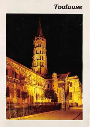 B53010 Toulouse La Basilique St Sernin Frankreich