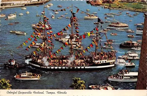 BC59846 Bateaux Schiffe Gasparilla in Tampa Florida