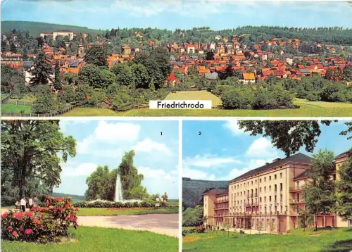 BG10784 FRIEDRICHRODA THUR WALD MULTI VIEWS GERMANY
