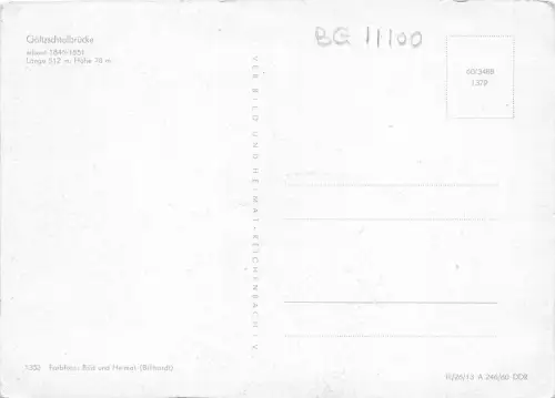 BG11100 Goltzschtalbrücke Germany