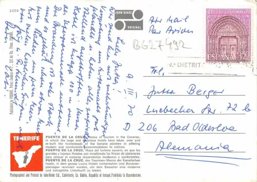 BG27492 puerto de la cruz teneriffa Kanarische Inseln Spanien