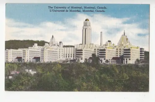 B77445 the university of montreal canada scan front/back image