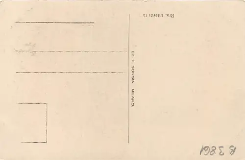 B3861 Italy Milano Arco della Pace Front/Back Scan