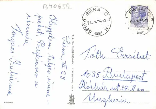 B40652 Siena Panorama Italien