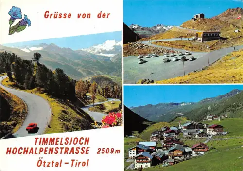 BG27159 grusse von der timmelsjoch hochalpenstrasse otztal tirol österreich