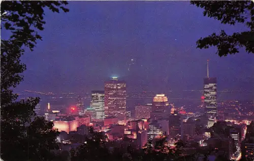 B33058 Montreal Nachtansicht Kanada