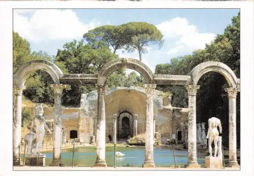 B33784 Villa Adriana Il Ninfeo semicircolare del Canopo italy