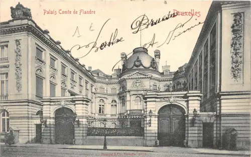 BR32147 Bruxelles Palais Comte de Flandre belgium