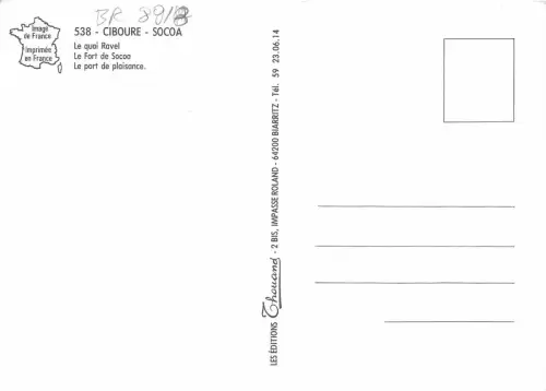 BR8918 Ciboure Socoa Le Fort de Socoa france