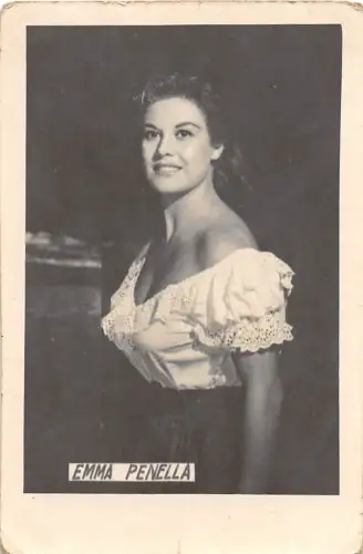 BC43283 Emma Penella Schauspieler Schauspieler vrais Foto Echtfoto 9x7cm