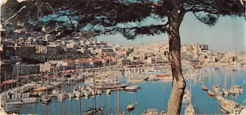 B69759 Griechenland Piräus Tourcolimano Boote Bateaux Panorama