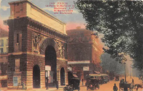 B74674 la porte st martin paris car voiture france