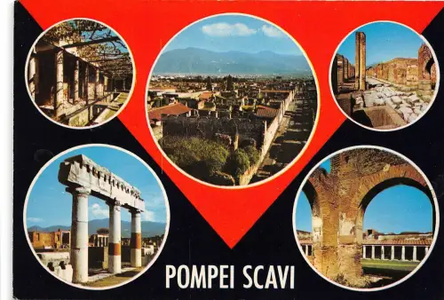 BG13711 pompei scavi multi views italy
