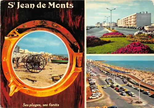 B50560 Saint Jean de Monts Les Plages car voiture france