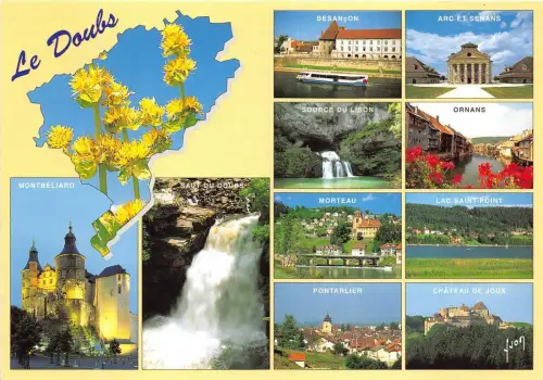 B51024 Le Doubs multi vues france