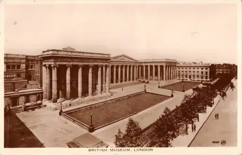 BR80513 british museum london real photo uk