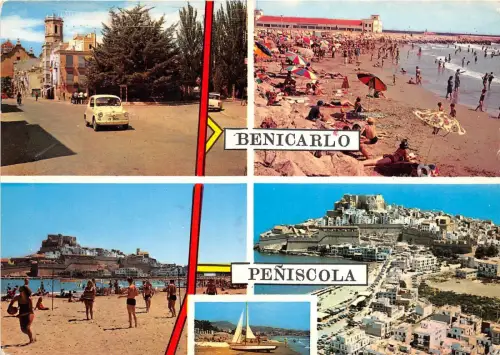 BR23891 Benicarlo paseo y Playa Spanien