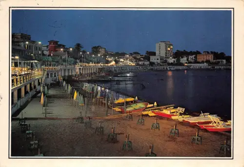 B75518 Santa marinella lungomare notturno italy