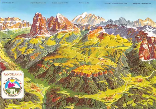 BG28022 Dolomiti Panorama Seiser Alm Italien
