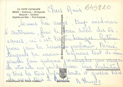 B49820 La Cote Catalane Boote Bateaux Multiviews Frankreich