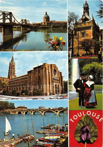 B53757 Toulouse Boote Bateaux Multi Vues Frankreich