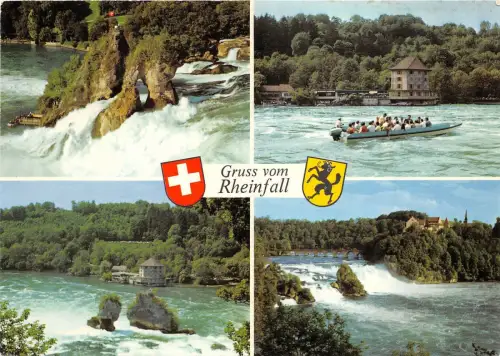 BG28278 gruss vom rheinfall switzerland