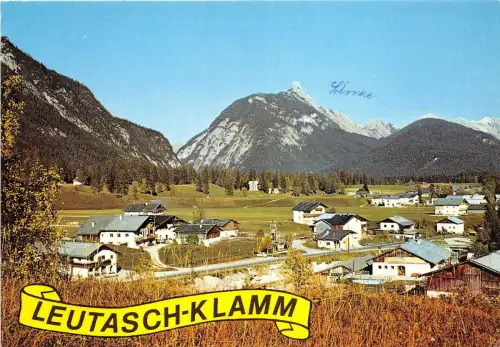 BG26955 leutasch klamm gegen arnspitze österreich