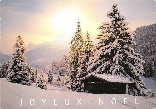 B52601 Winterlandschaft Paysage d'hiver Noel Weihnachten Frankreich