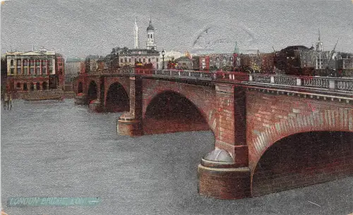 BR58801 London Bridge Postkarte UK