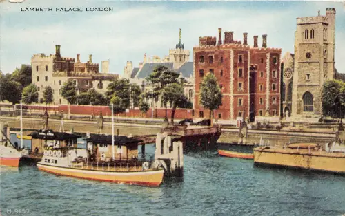 BR61408 lambeth palace ship bateaux london uk