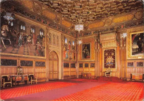 B100323 palace of westminster queens robing room london uk