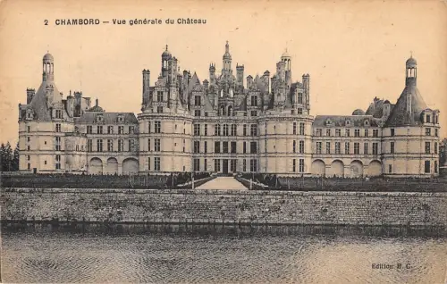 BF5042 chambord vue generale du chateau france Frankreich