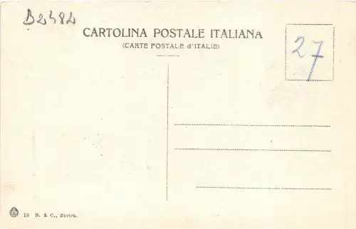 B2482 Italien Genova Monumento C Colombo Front/Back Scan