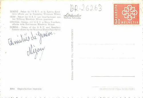 BR26263 geneve Palais de l Onu Schweiz