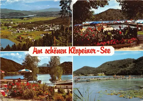 B32180 Am schon Klopeiner See Kärnten Schnitt Österreich