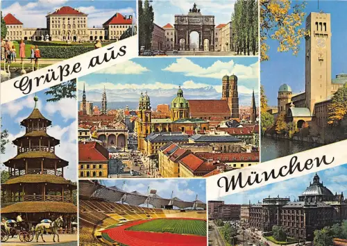 B25753 Münchner Stadion Estade Stadio