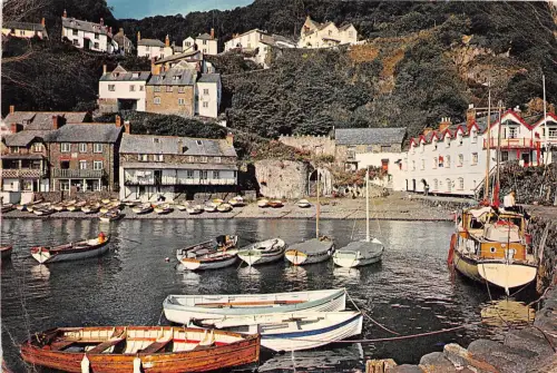 B88867 clovelly harbour devon ship bateaux uk