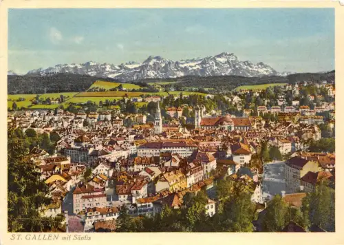 BG18064 st gallen mit santis switzerland
