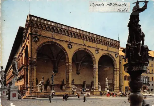 B75512 piazza signoria Firenze italy