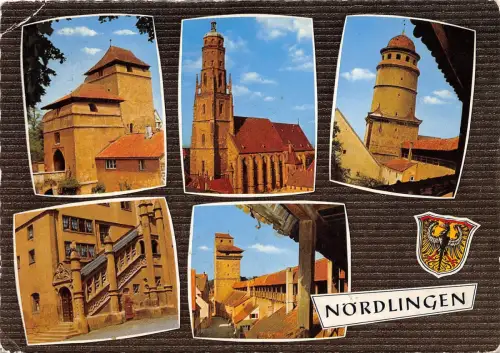 B73601 Nordluingen die stadt des mitteltallters Germany