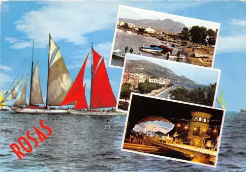 BR15179 Rosas Schiffsbateaux Spanien