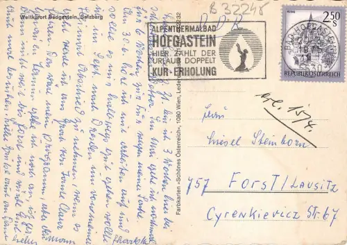 B32245 Felsebad Badgastein Österreich