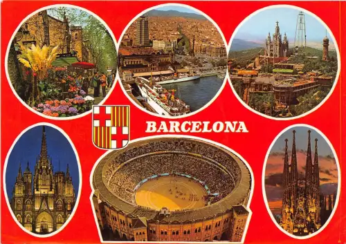 B33212 Barcelona Multi Views Spanien