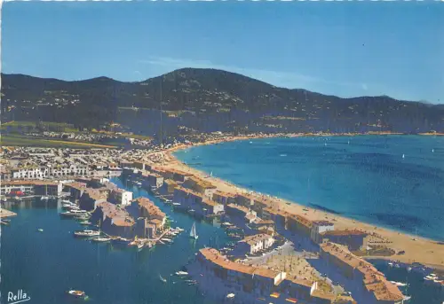 BR13299 vue aerienne sur la cite lacustre Port Grimaud france