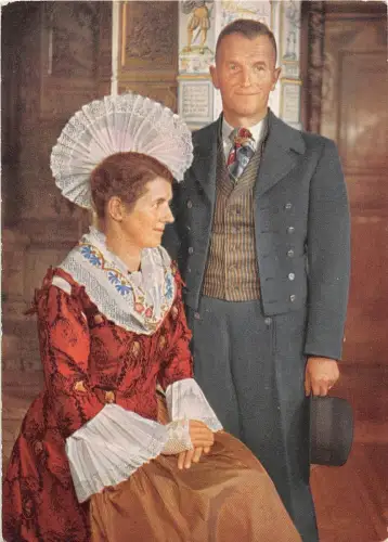 BR21341 Festtagstracht Folklore Trachtarten Schweiz