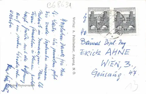 B68631 Österreich Sommerfrische Aspang