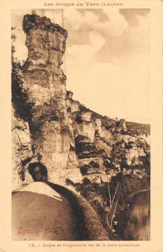 BF6308 cirque de paugnadoire vue dela r gorges du tarn france Frankreich